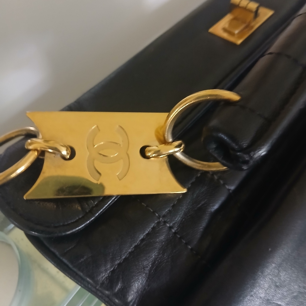 Rare CHANEL Mademoiselle Double Ressue Flap Handbag - Picture 9 of 16
